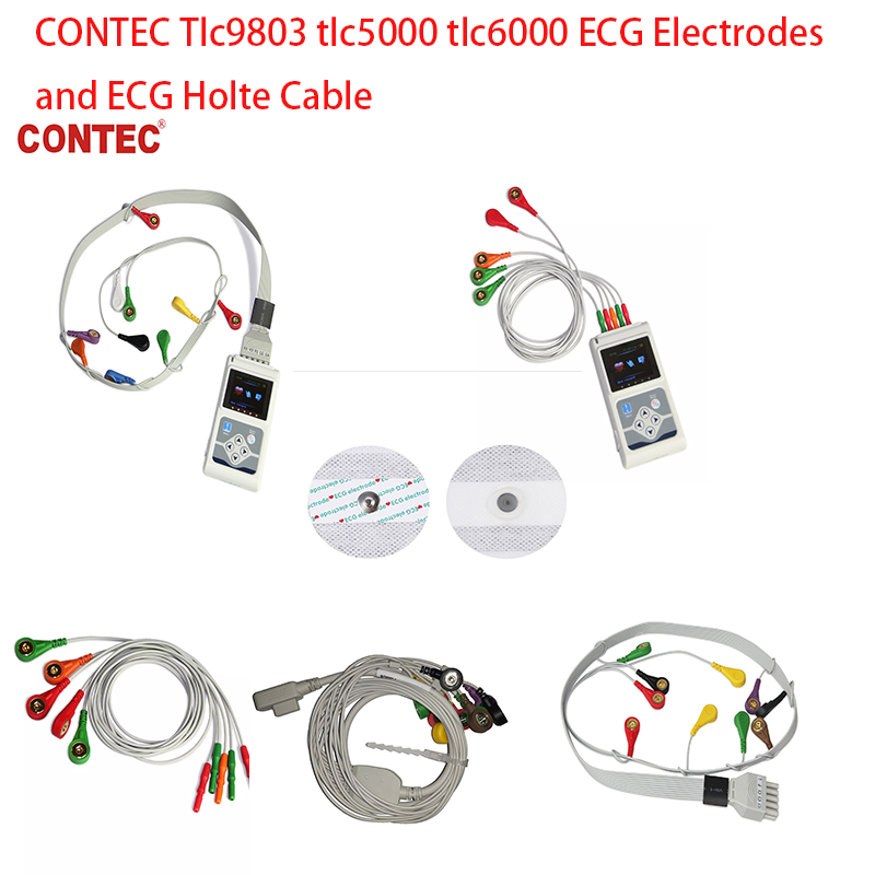Ecg Patch Monitor - CONTEC Tlc9803 tlc5000 tlc6000 Electrodos ECG