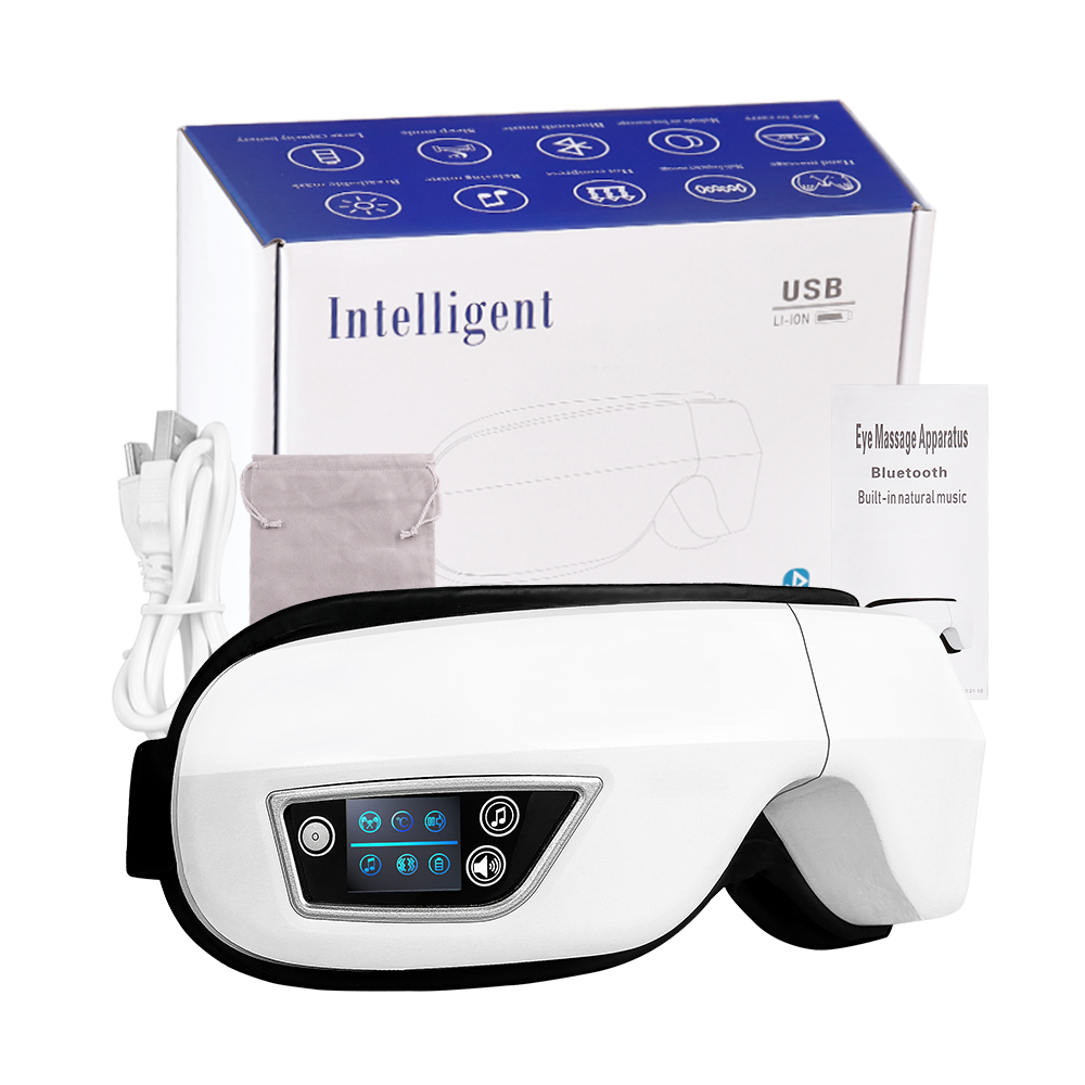 Light Therapy Glasses - Masajeador Eléctrico para Ojos con Bluetooth,