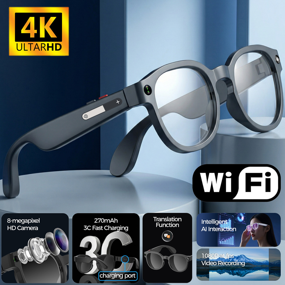 Smart Glasses Lens - Gafas Inteligentes con IA 2026, Traducción