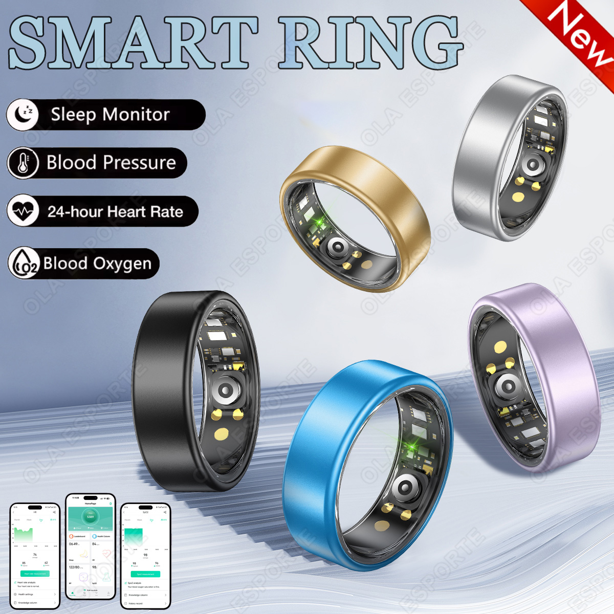 Temperature Ring Skin - Nuevo anillo inteligente R09 para hombres
