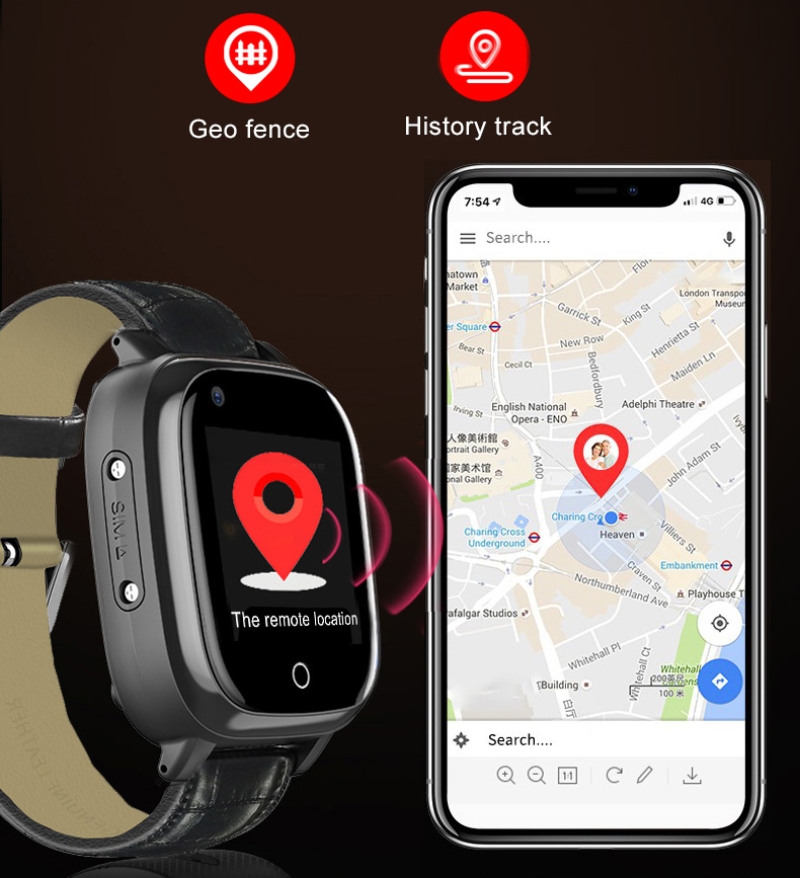 Fall Detection Watch - Reloj inteligente para personas mayores, con