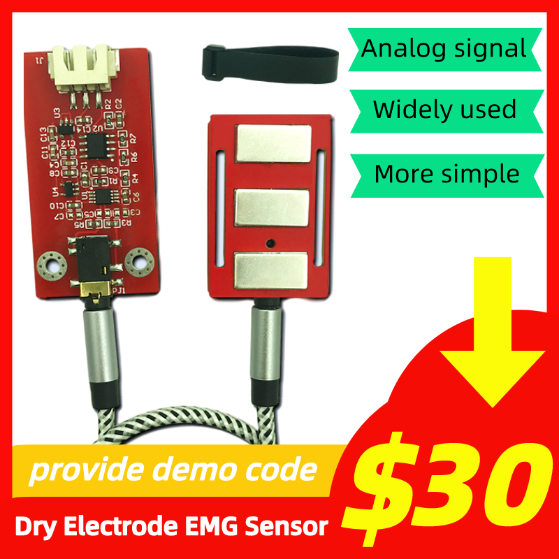 Muscle Sensor Emg - Sensor EMG de electrodo seco, Sensor