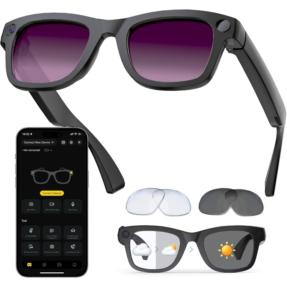 Smart Glasses Lens - Gafas Inteligentes con Traducción por IA,
