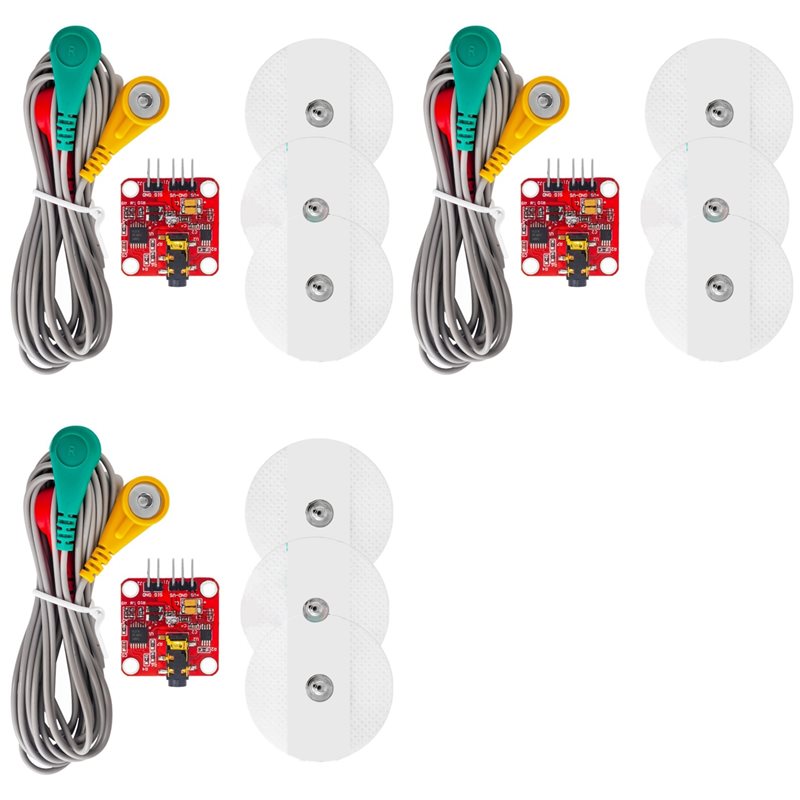 Muscle Sensor Emg - Módulo de sensor eléctrico muscular B50B-3X