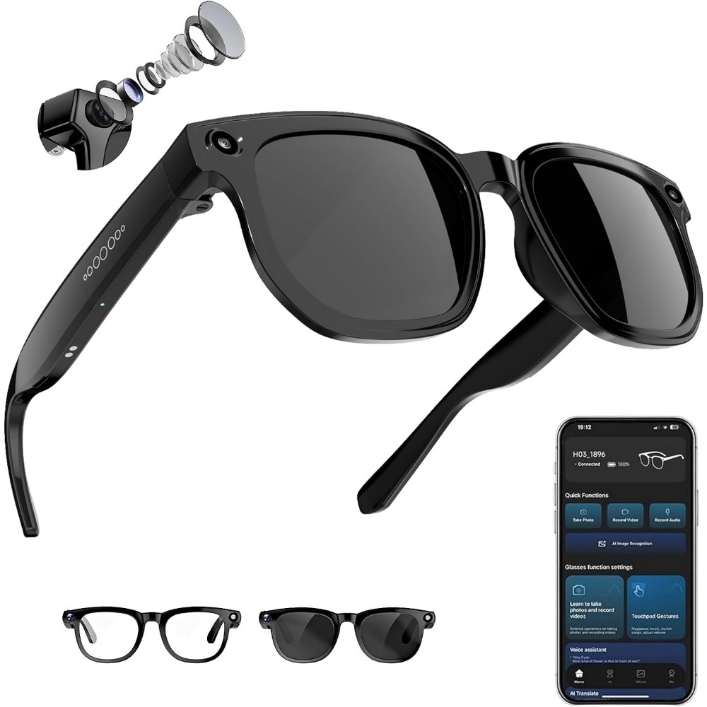 Gafas Inteligentes con Cámara  - Smart Glasses Lens reseña y precio