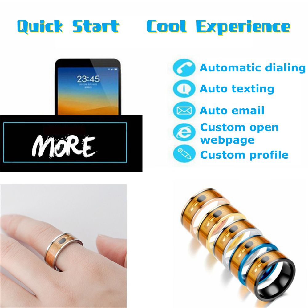 Anillo de dedo NFC inteligente - Smart Ring Nfc Pay reseña y precio