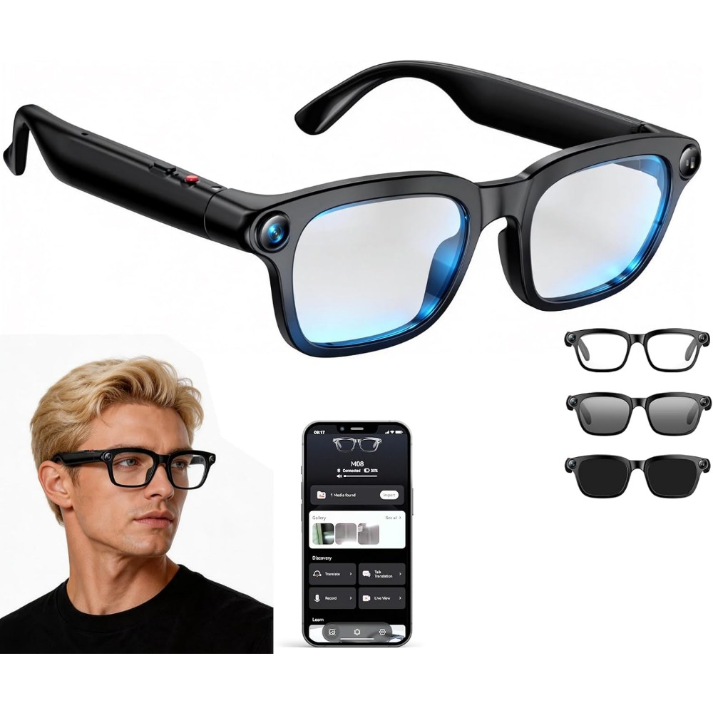 Gafas Inteligentes: Video 4K,  - Smart Glasses Lens reseña y precio