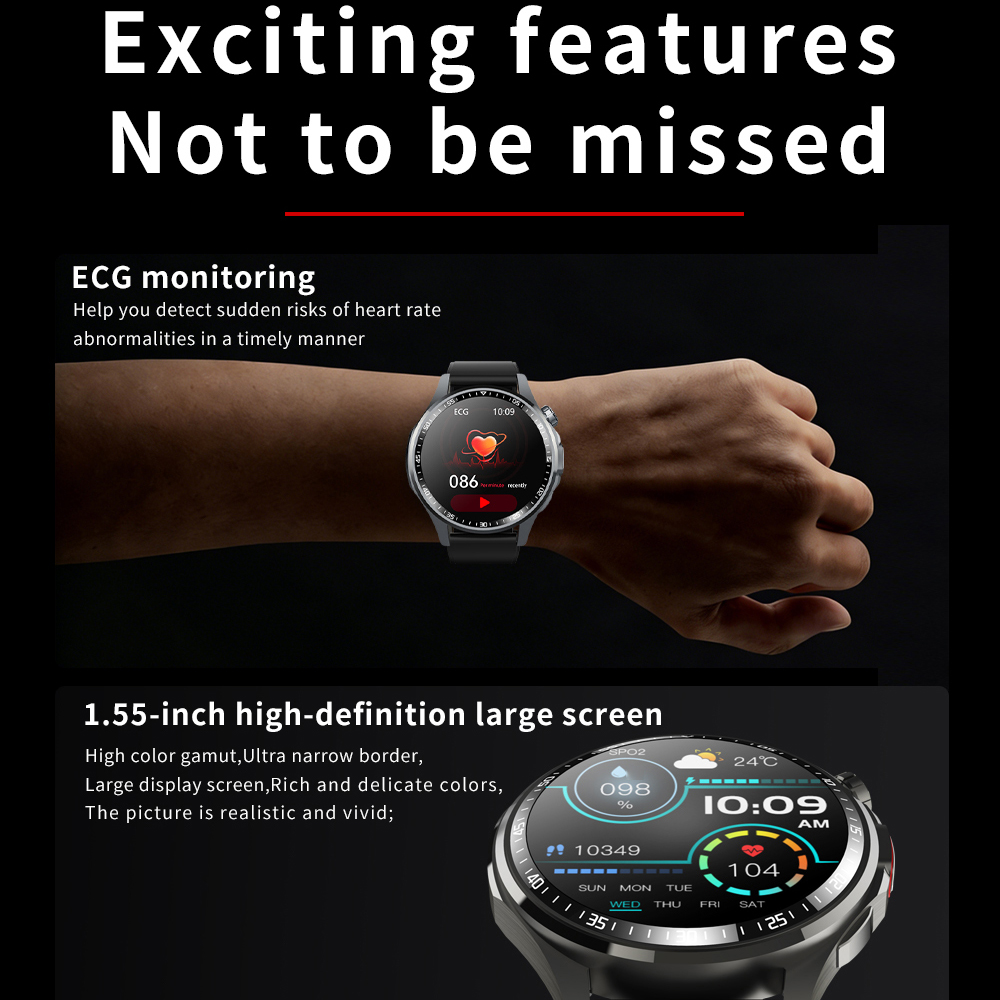 Reloj Inteligente para Hombre  - Fall Detection Watch reseña y precio
