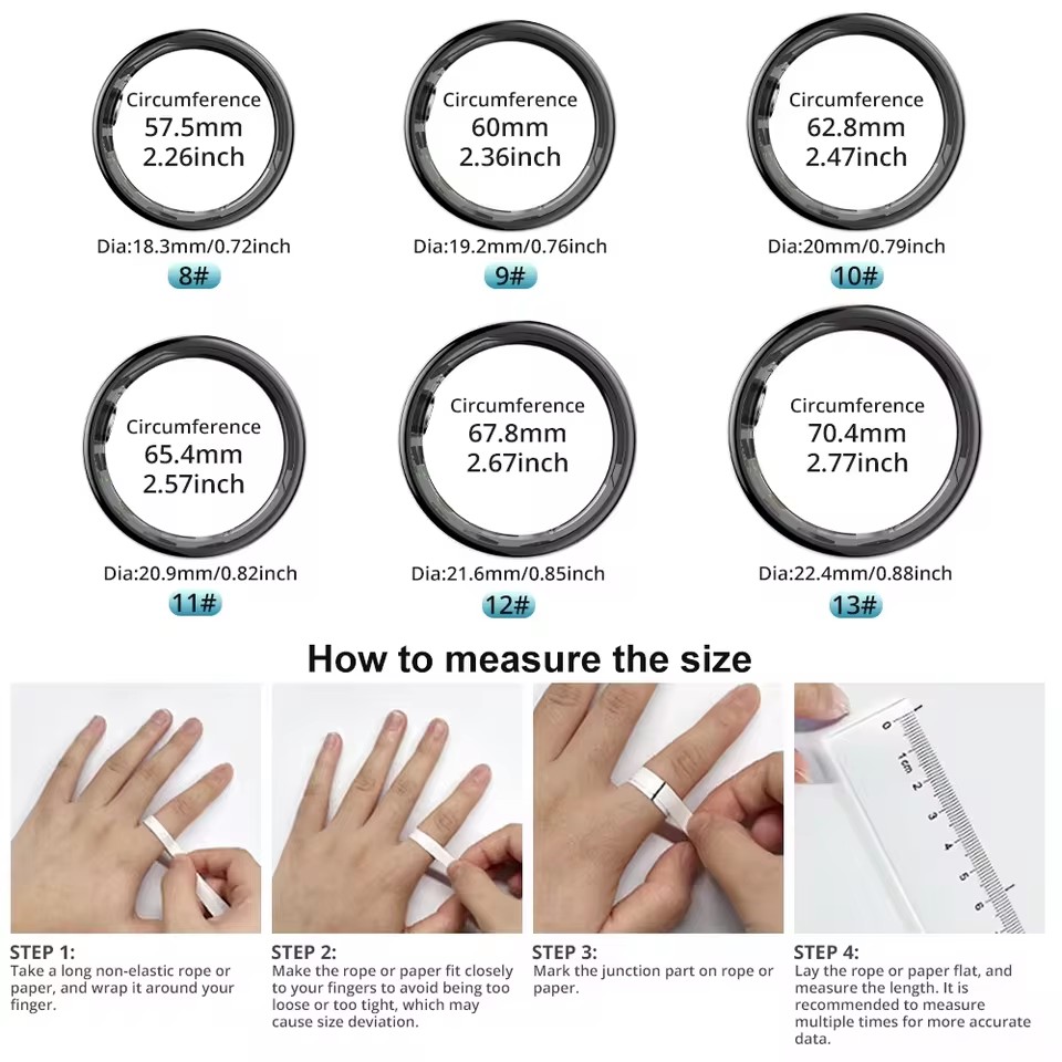 Anillo inteligente R09 para ho - Temperature Ring Skin reseña y precio