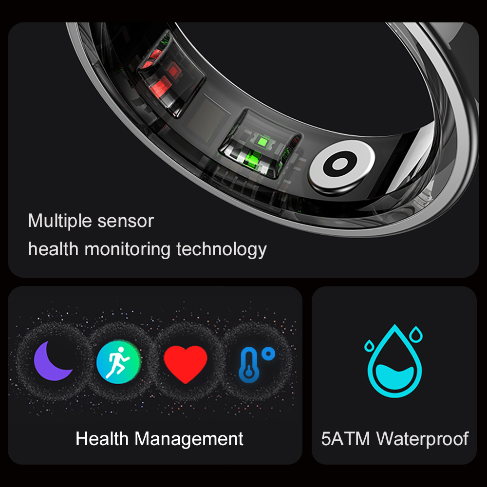 2024 COLMI R09 Smart Ring Homb - Temperature Ring Skin reseña y precio