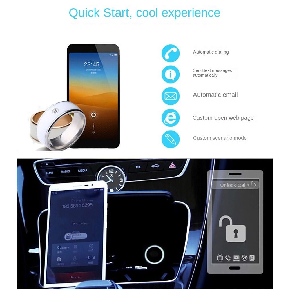 Anillo inteligente NFC multifu - Smart Ring Nfc Pay reseña y precio