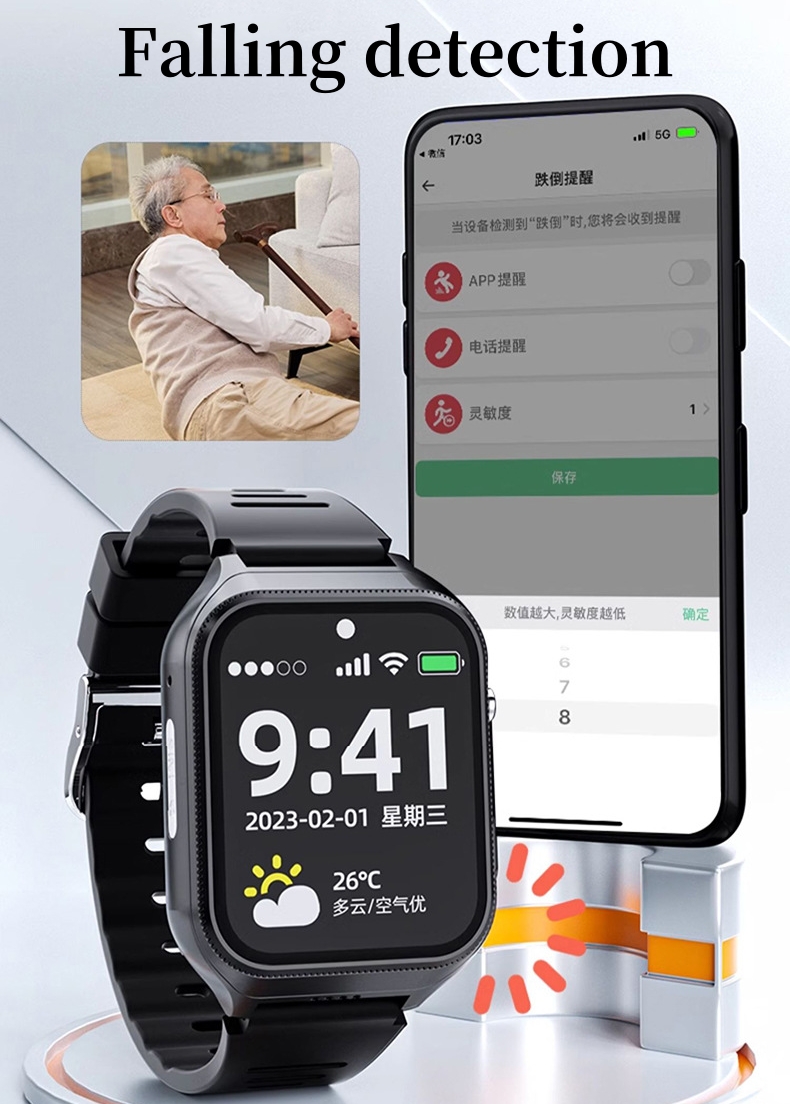 Reloj inteligente para persona - Fall Detection Watch reseña y precio