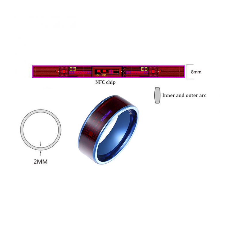 Nueva moda Magic Wear NFC anil - Smart Ring Nfc Pay reseña y precio