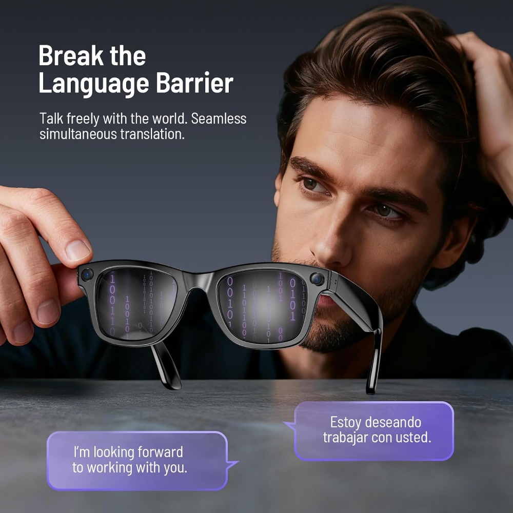 Gafas Inteligentes con Cámara  - Smart Glasses Lens reseña y precio