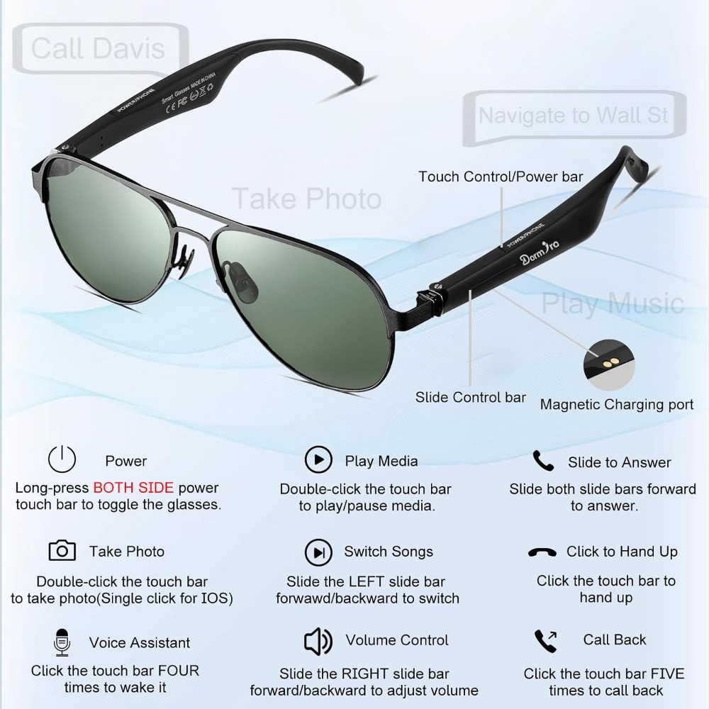 Gafas Inteligentes para Hombre - Smart Glasses Lens reseña y precio