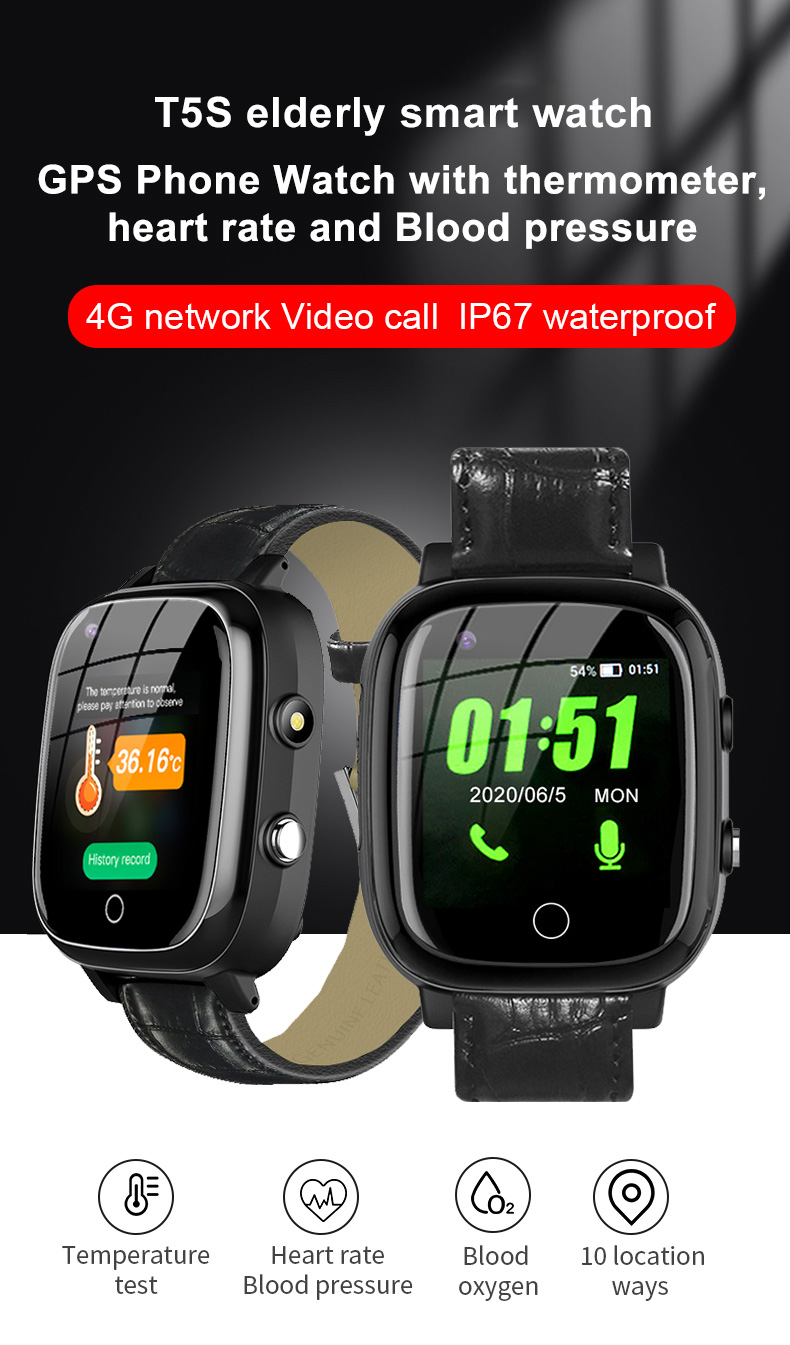 Reloj inteligente para persona - Fall Detection Watch reseña y precio