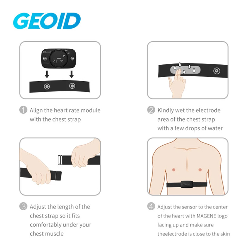 GEOID-Monitor de ritmo cardíac - Breath Rate Monitor reseña y precio