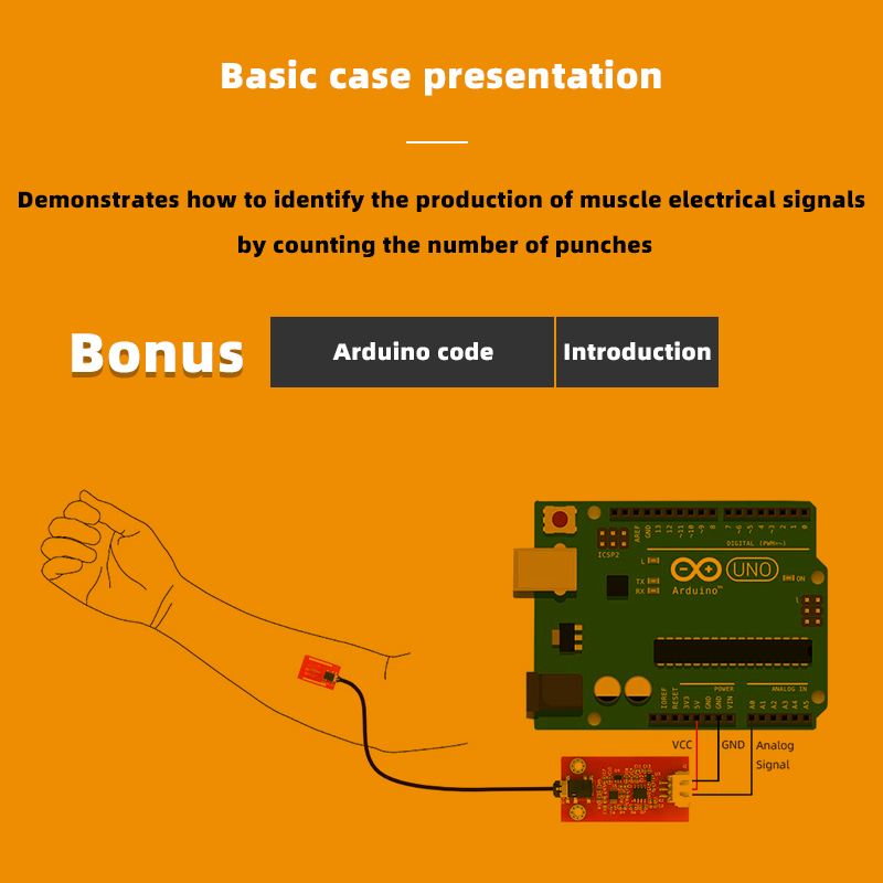 Sensor EMG de electrodo seco,  - Muscle Sensor Emg reseña y precio