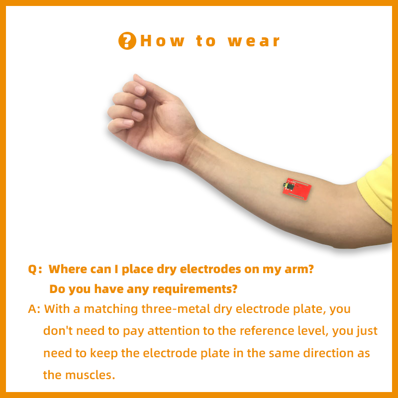 Sensor EMG de electrodo seco,  - Muscle Sensor Emg reseña y precio