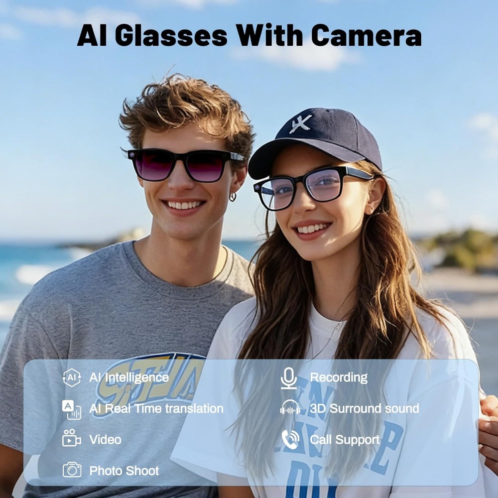 Gafas Inteligentes con Traducc - Smart Glasses Lens reseña y precio