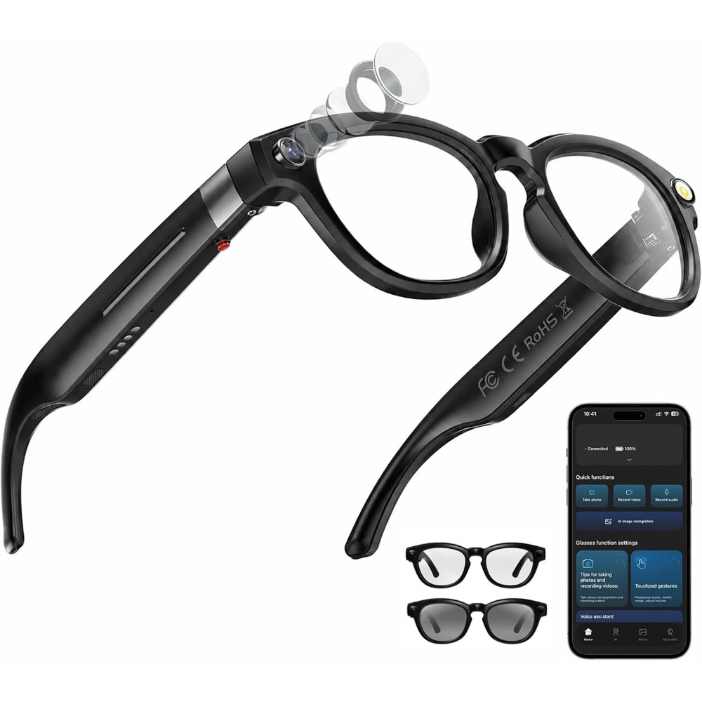 Gafas Inteligentes: Cámara 4K, - Smart Glasses Lens reseña y precio