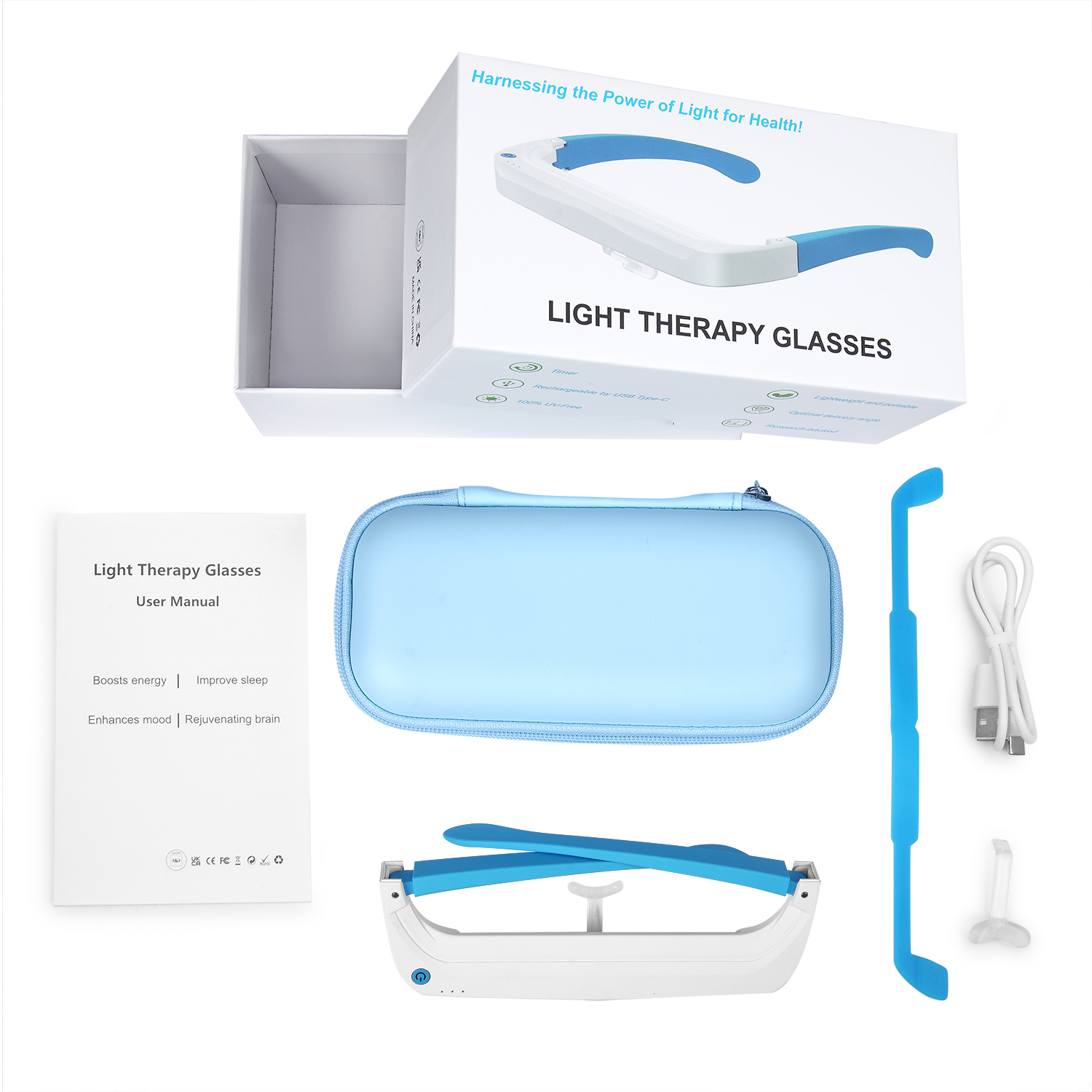 Gafas de Terapia de Luz SAD Po - Light Therapy Glasses reseña y precio