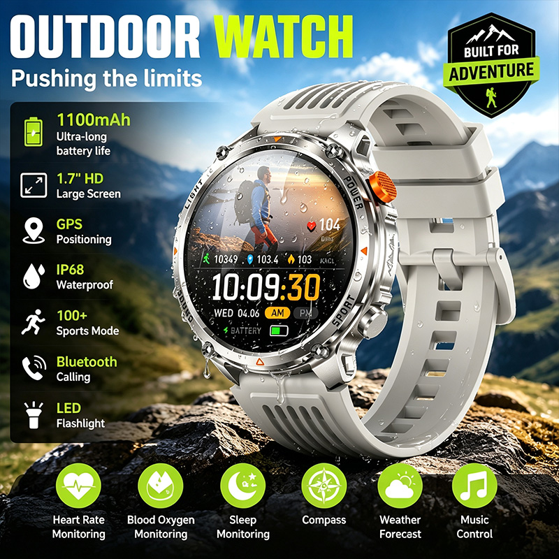 Reloj Inteligente con Llamadas - Breath Rate Monitor reseña y precio