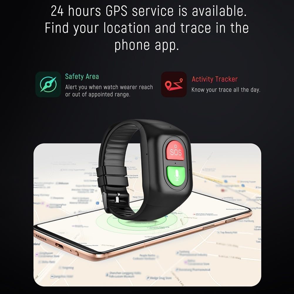 Wonlex S8 rastreador GPS para  - Fall Detection Watch reseña y precio