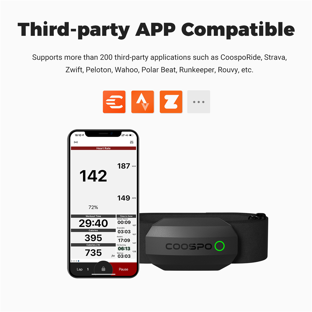 COOSPO H808S Sensor de ritmo c - Breath Rate Monitor reseña y precio